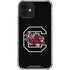 University of South Carolina Gamecocks Logo Black iPhone 12 Mini Clear Case