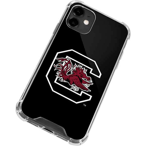 University of South Carolina Gamecocks Logo Black iPhone 12 Mini Clear Case