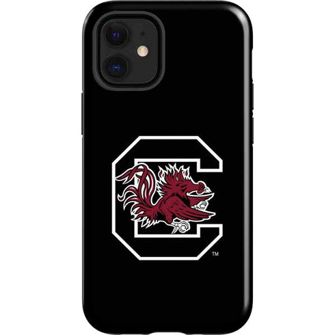 University of South Carolina Gamecocks Logo Black iPhone 12 Mini Impact Case