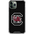University of South Carolina Gamecocks Logo Black iPhone 12 Pro Clear Case
