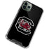 University of South Carolina Gamecocks Logo Black iPhone 12 Pro Clear Case
