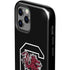 University of South Carolina Gamecocks Logo Black iPhone 12 Pro Impact Case
