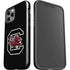 University of South Carolina Gamecocks Logo Black iPhone 12 Pro Impact Case