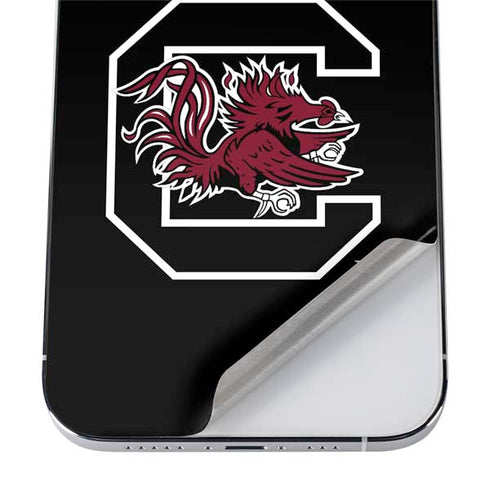 University of South Carolina Gamecocks Logo Black iPhone 12 Pro Max Skin