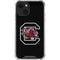 University of South Carolina Gamecocks Logo Black iPhone 13 Clear Case