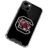 University of South Carolina Gamecocks Logo Black iPhone 13 Clear Case