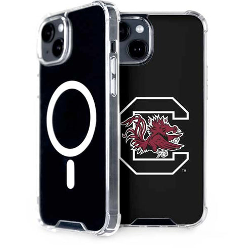 University of South Carolina Gamecocks Logo Black iPhone 13 MagSafe Case