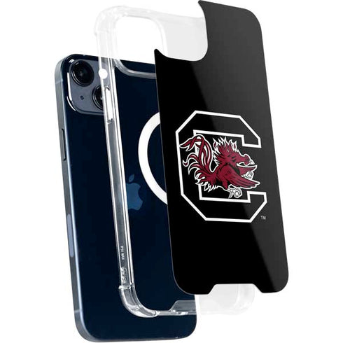 University of South Carolina Gamecocks Logo Black iPhone 13 MagSafe Case