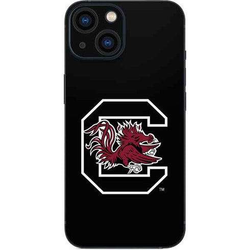 University of South Carolina Gamecocks Logo Black iPhone 13 Mini Skin