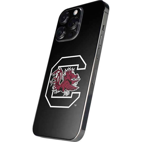 University of South Carolina Gamecocks Logo Black iPhone 13 Pro Max Skin