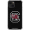 University of South Carolina Gamecocks Logo Black iPhone 14 Clear Case