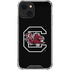 University of South Carolina Gamecocks Logo Black iPhone 14 Plus Clear Case