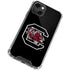 University of South Carolina Gamecocks Logo Black iPhone 14 Plus Clear Case