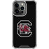 University of South Carolina Gamecocks Logo Black iPhone 15 Pro Clear Case