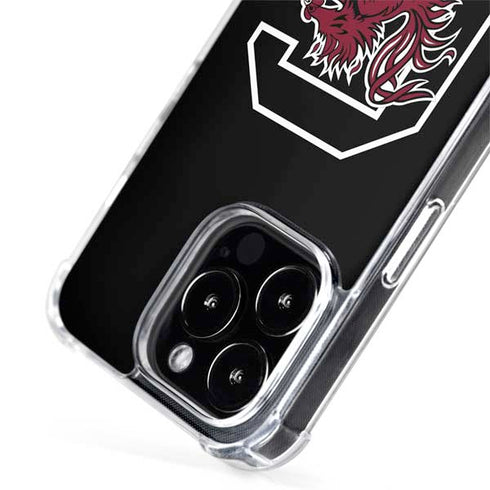 University of South Carolina Gamecocks Logo Black iPhone 15 Pro Max MagSafe Case