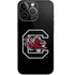 University of South Carolina Gamecocks Logo Black iPhone 14 Pro Skin