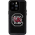 University of South Carolina Gamecocks Logo Black iPhone 14 Pro Waterproof Case
