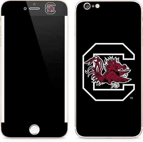 University of South Carolina Gamecocks Logo Black iPhone 6/6s Plus Skin