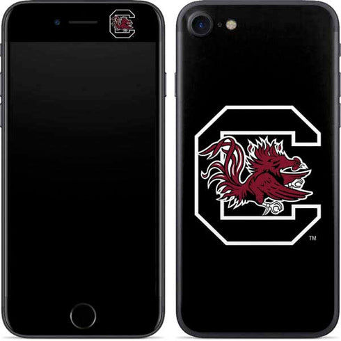 University of South Carolina Gamecocks Logo Black iPhone 7 Skin