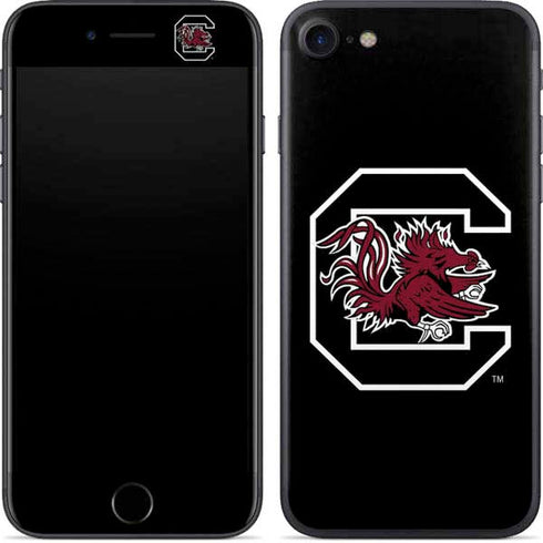 University of South Carolina Gamecocks Logo Black iPhone SE (2nd & 3rd Gen) Skin