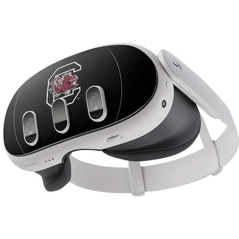 University of South Carolina Gamecocks Logo Black Meta Quest 3 Skin