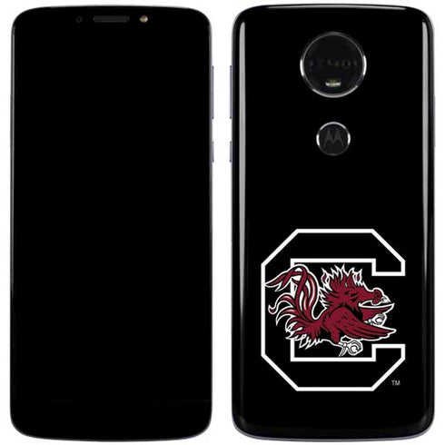 University of South Carolina Gamecocks Logo Black Moto E5 Plus Skin