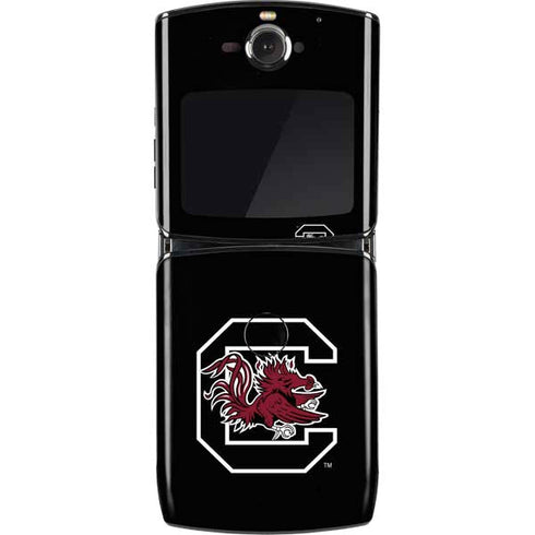 University of South Carolina Gamecocks Logo Black Motorola RAZR Skin