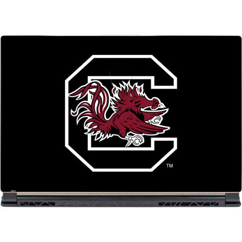 University of South Carolina Gamecocks Logo Black MSI GS65 Stealth Laptop Skin