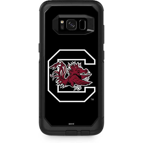 University of South Carolina Gamecocks Logo Black Otterbox Commuter Galaxy Skin