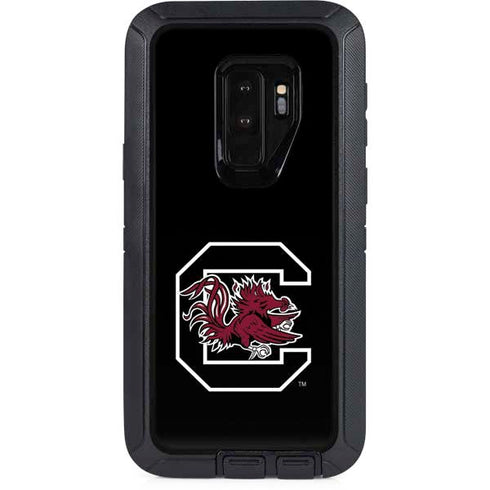 University of South Carolina Gamecocks Logo Black Otterbox Defender Galaxy Skin