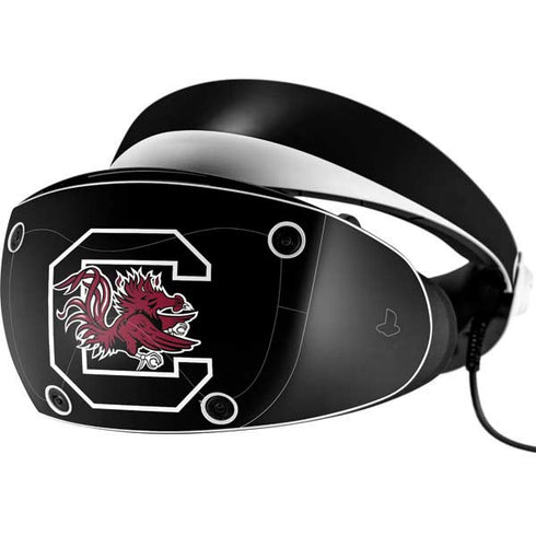 University of South Carolina Gamecocks Logo Black PlayStation VR2 Skin