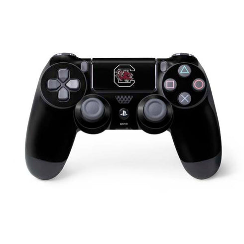 University of South Carolina Gamecocks Logo Black PS4 Controller Skin