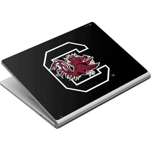 University of South Carolina Gamecocks Logo Black Surface Book Skin