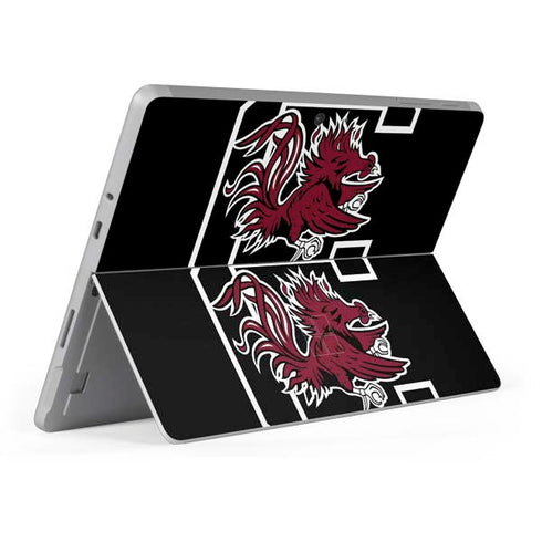 University of South Carolina Gamecocks Logo Black Surface Go Skin