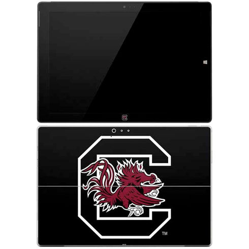 University of South Carolina Gamecocks Logo Black Surface Pro 3 Skin