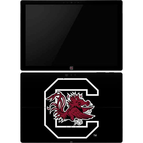 University of South Carolina Gamecocks Logo Black Surface Pro 6 Skin