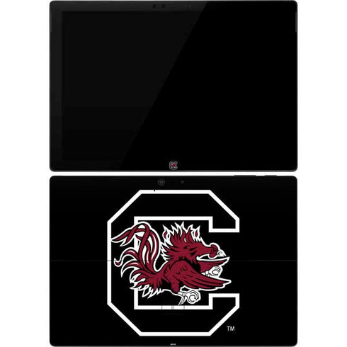 University of South Carolina Gamecocks Logo Black Surface Pro 7 Skin