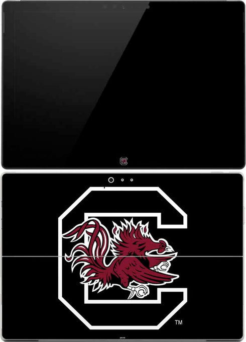 University of South Carolina Gamecocks Logo Black Surface Pro (2017) Skin