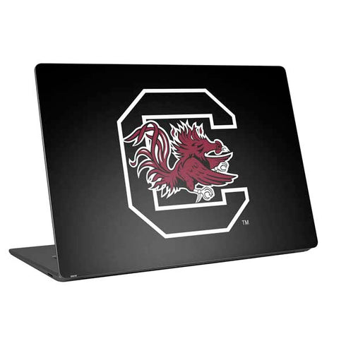 University of South Carolina Gamecocks Logo Black Universal Laptop 12in (9.8 x 6.8in) Skin