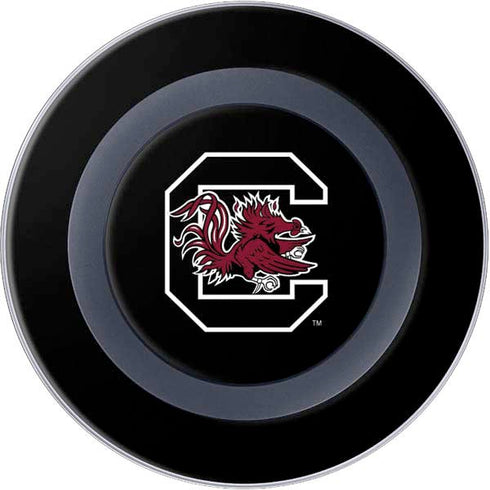 University of South Carolina Gamecocks Logo Black Wireless Charger Skin
