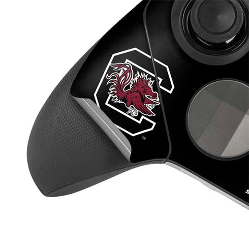 University of South Carolina Gamecocks Logo Black Xbox Elite Wireless Controller Series 2 Skin