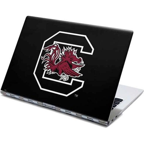 University of South Carolina Gamecocks Logo Black Yoga 910 2-in-1 14in Touch-Screen Skin