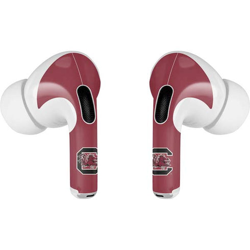 University of South Carolina Gamecocks Logo Red AirPods Pro 2nd Gen Skin
