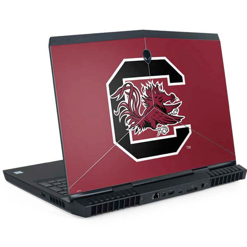 University of South Carolina Gamecocks Logo Red Dell Alienware Skin