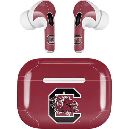 University of South Carolina Gamecocks Logo Red Apple AirPods Pro Skin