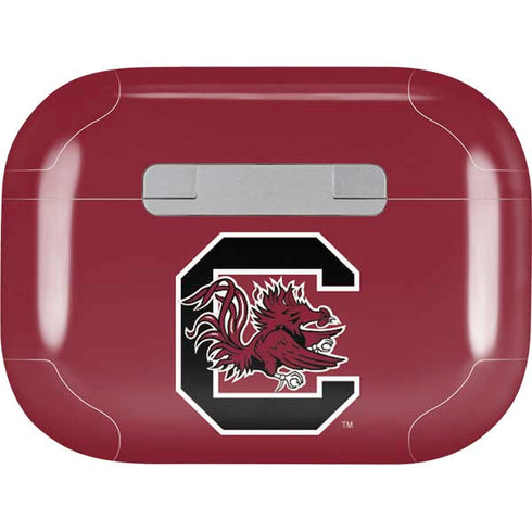University of South Carolina Gamecocks Logo Red Apple AirPods Pro Skin