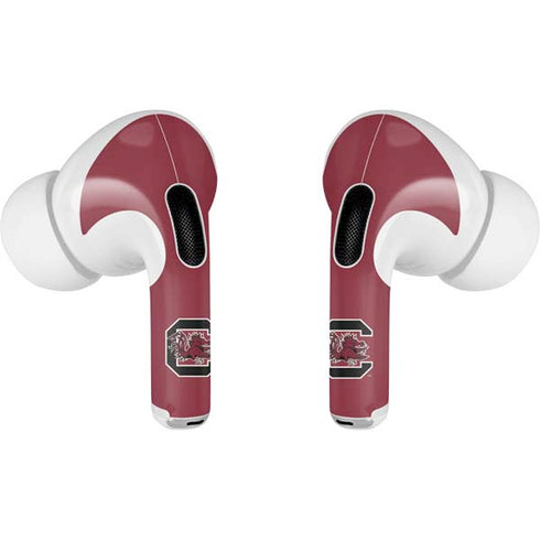 University of South Carolina Gamecocks Logo Red Apple AirPods Pro Skin