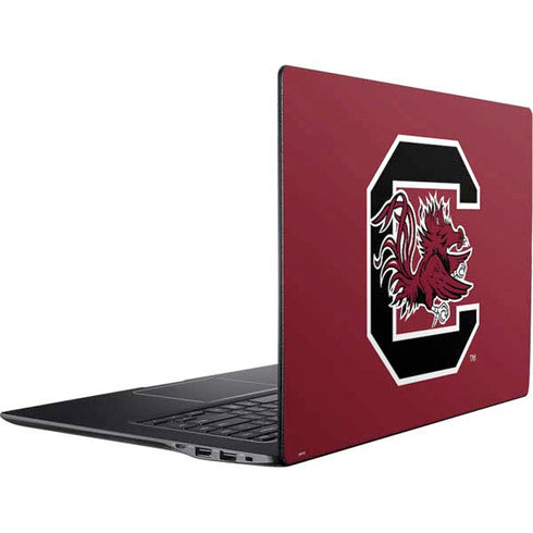 University of South Carolina Gamecocks Logo Red Ativ Book 9 (15.6in 2014) Skin