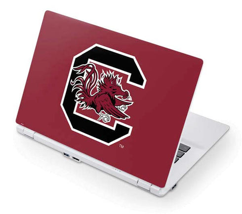 University of South Carolina Gamecocks Logo Red Acer Chromebook Skin
