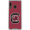 University of South Carolina Gamecocks Logo Red Galaxy A30 Clear Case